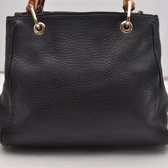 Gucci Bamboo Shopper Leather Tote with crossbody - Picture 2 of 16